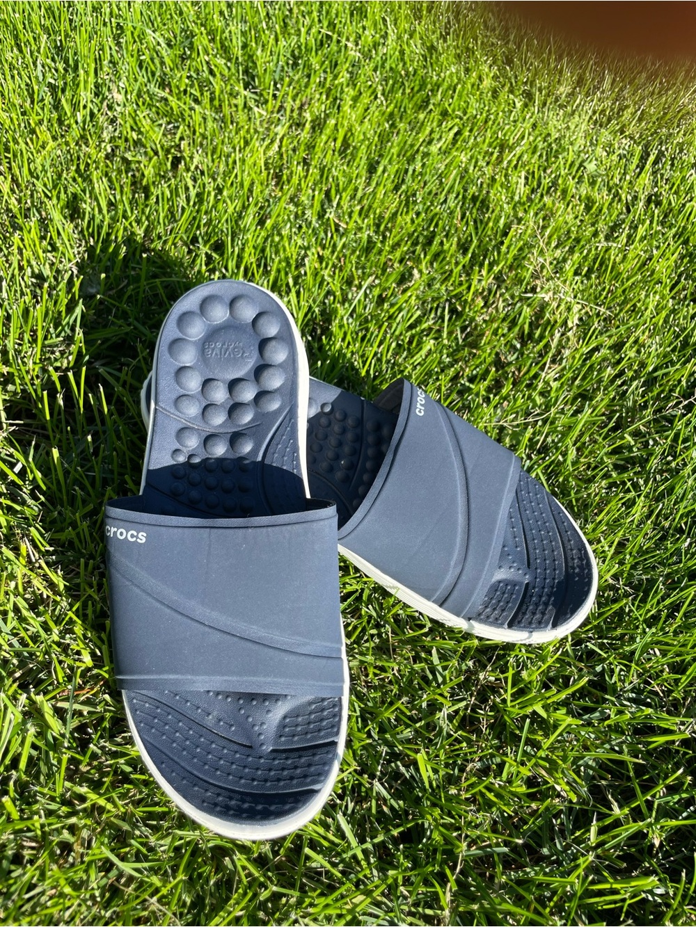 Crocs Women’s Navy Slide Sandals
